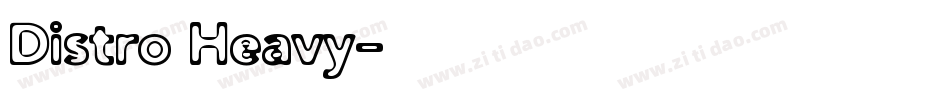 Distro Heavy字体转换